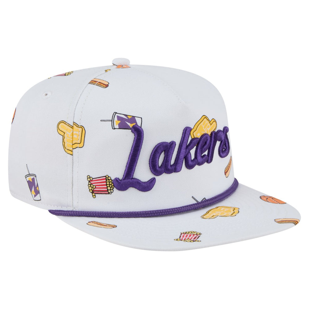 Los Angeles Lakers Team Cheer Rope 19TWENTY Adjustable Hat - White | New Era sale