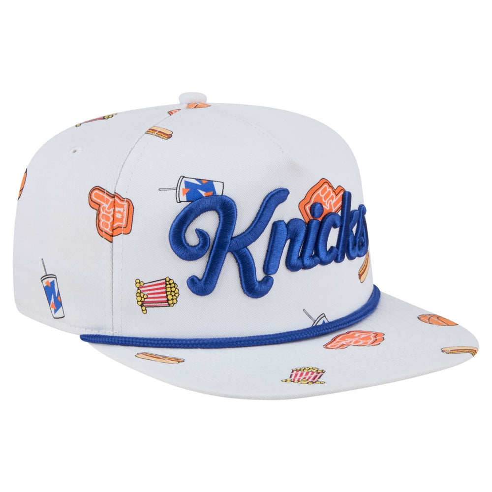 New York Knicks Team Cheer Rope 19TWENTY Adjustable Hat - White | New Era sale