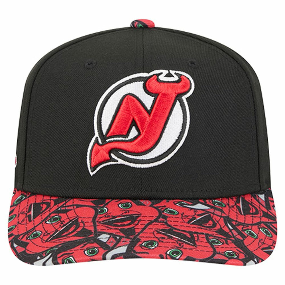 New Jersey Devils New Era Mascot Visor 9SEVENTY Adjustable Hat Black