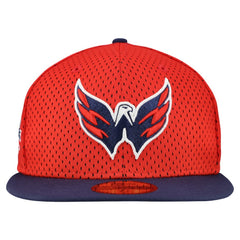 Washington Capitals New Era Mesh Crown Two-Tone 59FIFTY Fitted Hat Red/Navy
