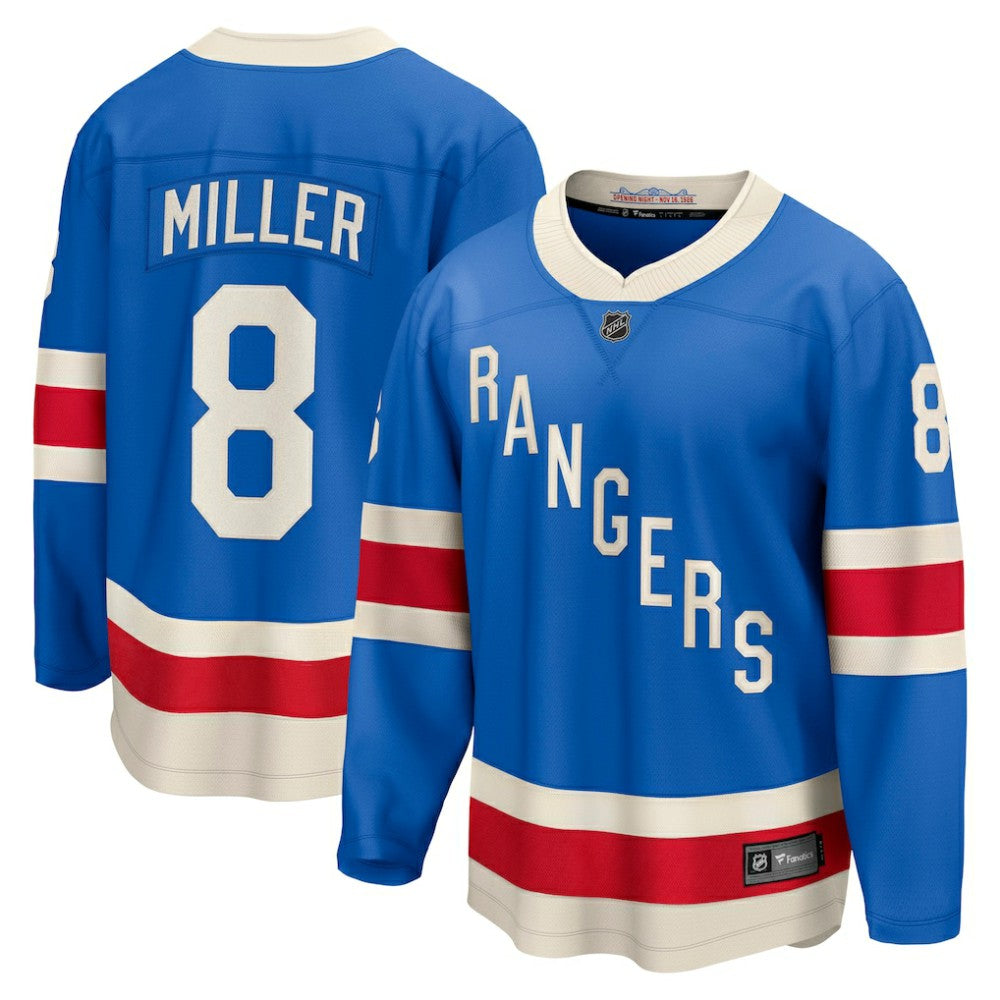 J.T. Miller New York Rangers Fanatics Centennial Breakaway Jersey Blue