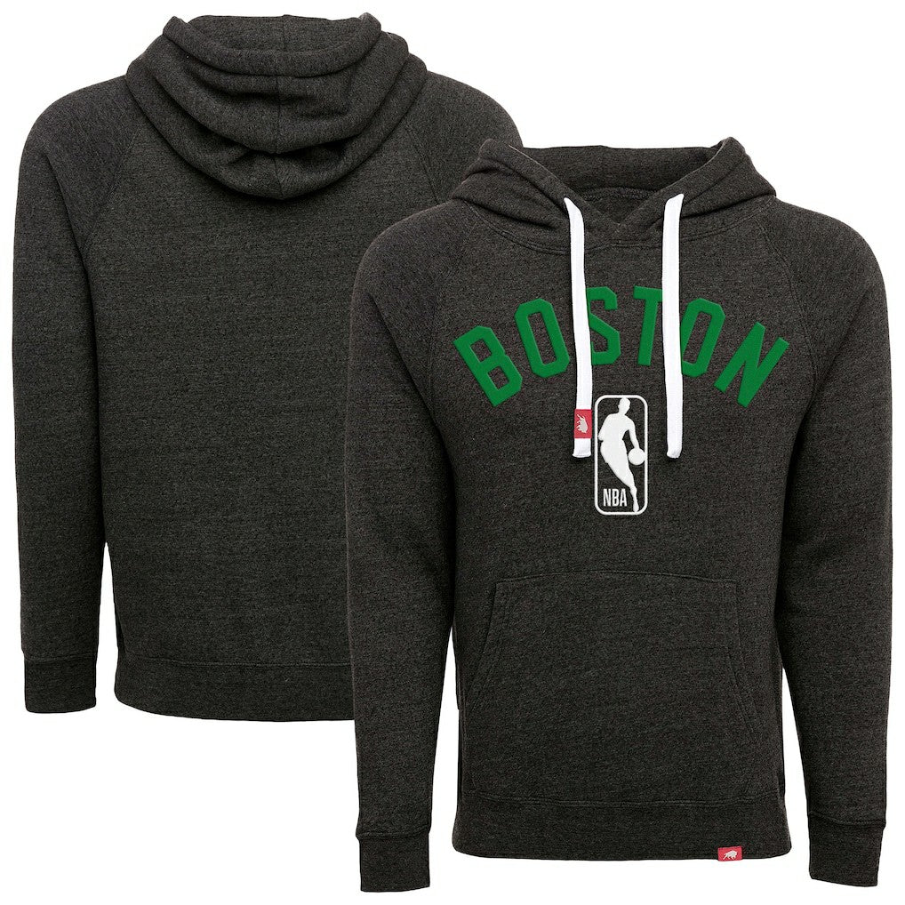 Boston Celtics Sportiqe Unisex Olsen Tri-Blend Pullover Hoodie - Black for sale