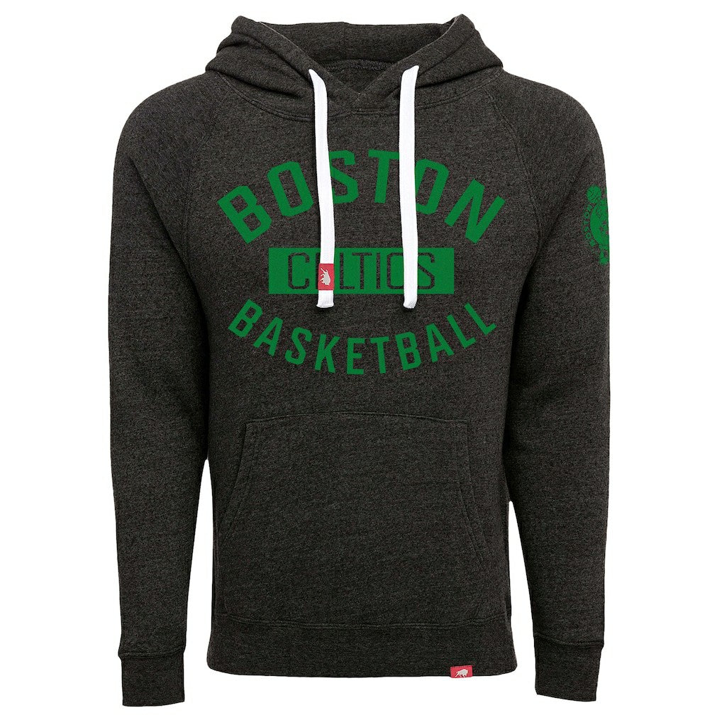 Boston Celtics Sportiqe Unisex Olsen Tri-Blend Pullover Hoodie - Black on sale