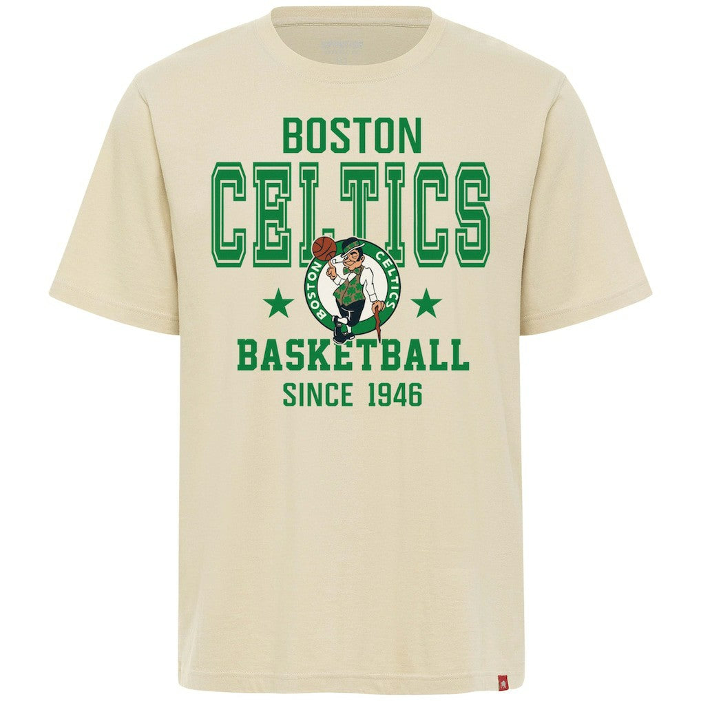 Boston Celtics Sportiqe Unisex Duke Premium T-Shirt - Cream online