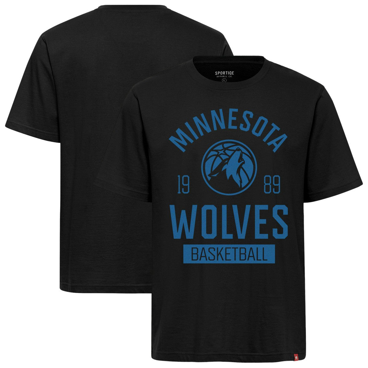 Minnesota Timberwolves Sportiqe Unisex Duke Premium T-Shirt - Black sale