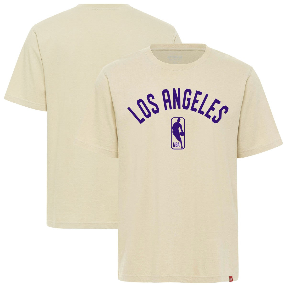 Los Angeles Lakers Sportiqe Unisex Duke Premium T-Shirt - Cream online