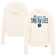Minnesota Timberwolves Sportiqe Women's Ava Boxy Tri-Blend Pullover Hoodie - Cream online
