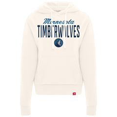 Minnesota Timberwolves Sportiqe Women's Ava Boxy Tri-Blend Pullover Hoodie - Cream online