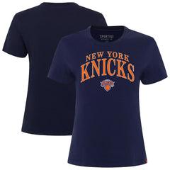 New York Knicks Sportiqe Women's Arcadia Boxy T-Shirt - Navy on sale
