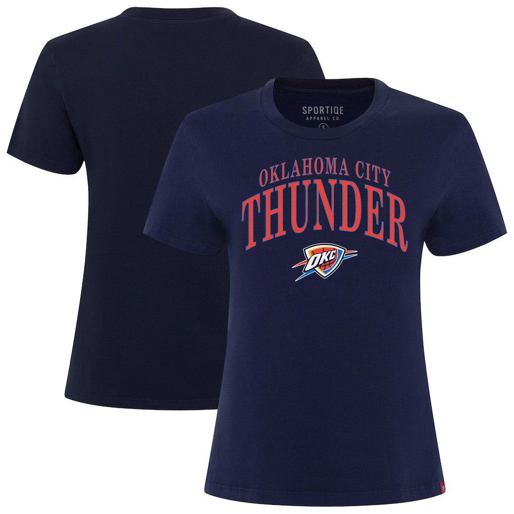 Oklahoma City Thunder Sportiqe Women's Arcadia Boxy T-Shirt - Navy shop