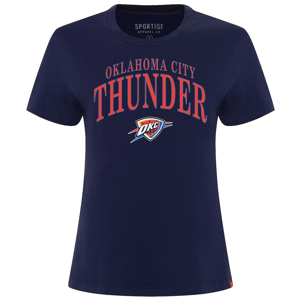 Oklahoma City Thunder Sportiqe Women's Arcadia Boxy T-Shirt - Navy shop