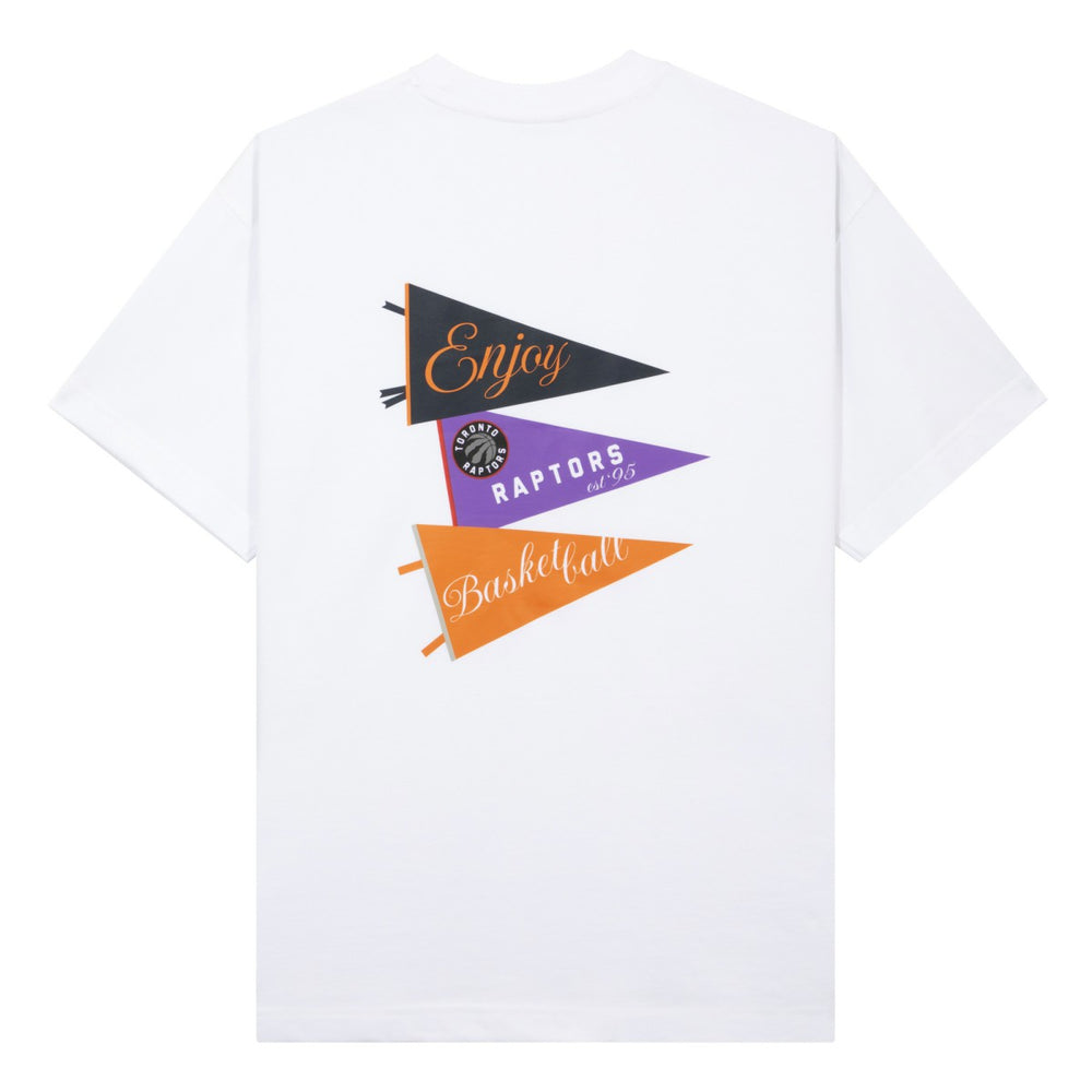 Enjoy Basketball x Toronto Raptors Unisex Hoop Enthusiast Capsule Collection T-Shirt - White outlet