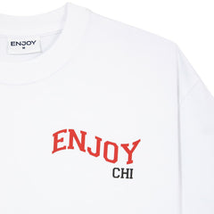 Enjoy Basketball x Chicago Bulls Unisex Hoop Enthusiast Capsule Collection T-Shirt - White outlet
