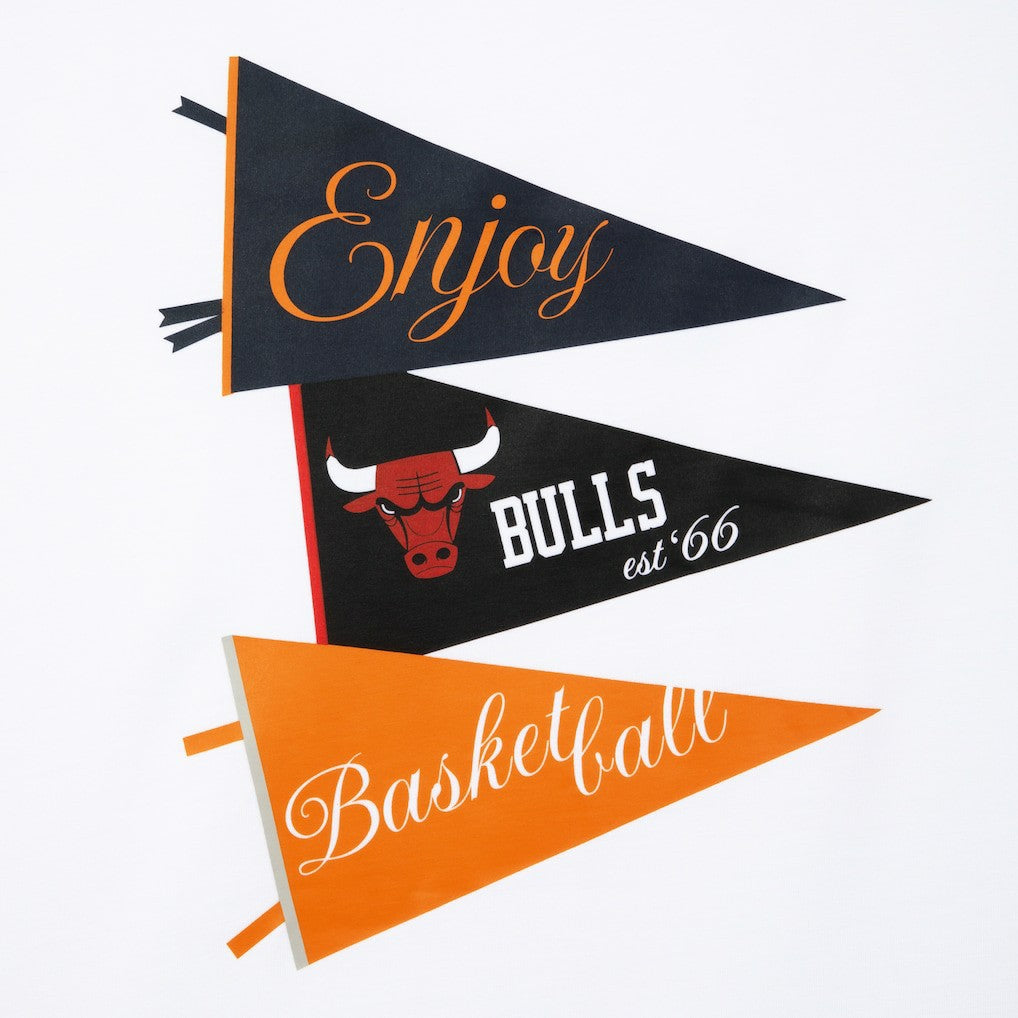 Enjoy Basketball x Chicago Bulls Unisex Hoop Enthusiast Capsule Collection T-Shirt - White outlet