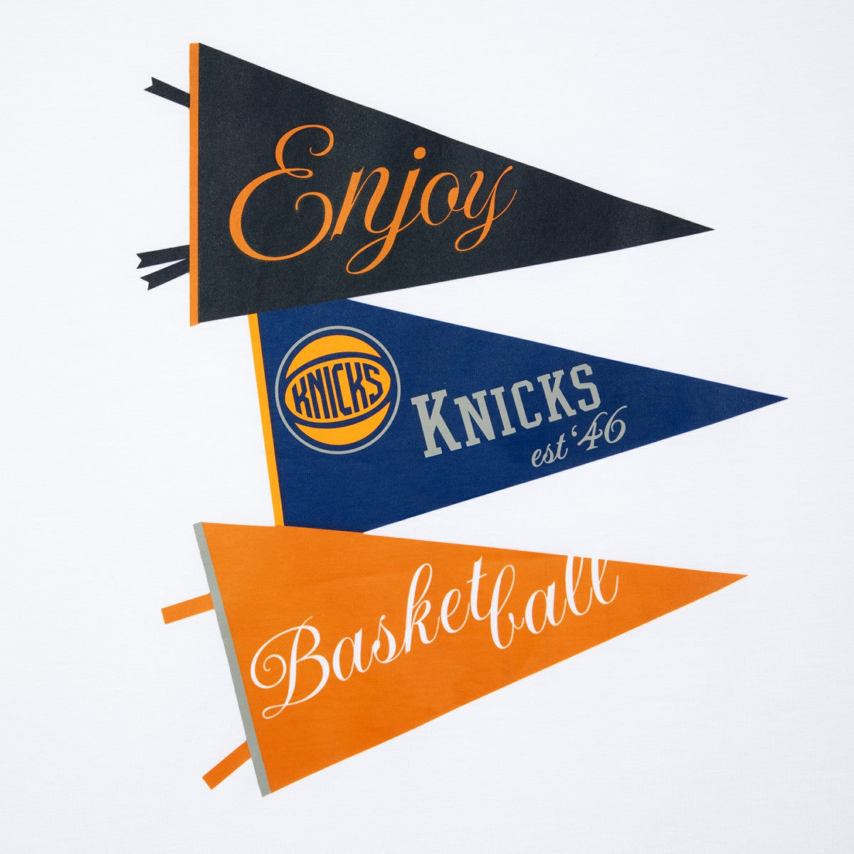 Enjoy Basketball x New York Knicks Unisex Hoop Enthusiast Capsule Collection T-Shirt - White sale