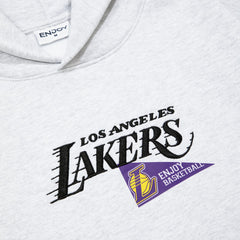 Enjoy Basketball x Los Angeles Lakers Unisex Hoop Enthusiast Capsule Collection Pullover Hoodie - Heather Gray shop