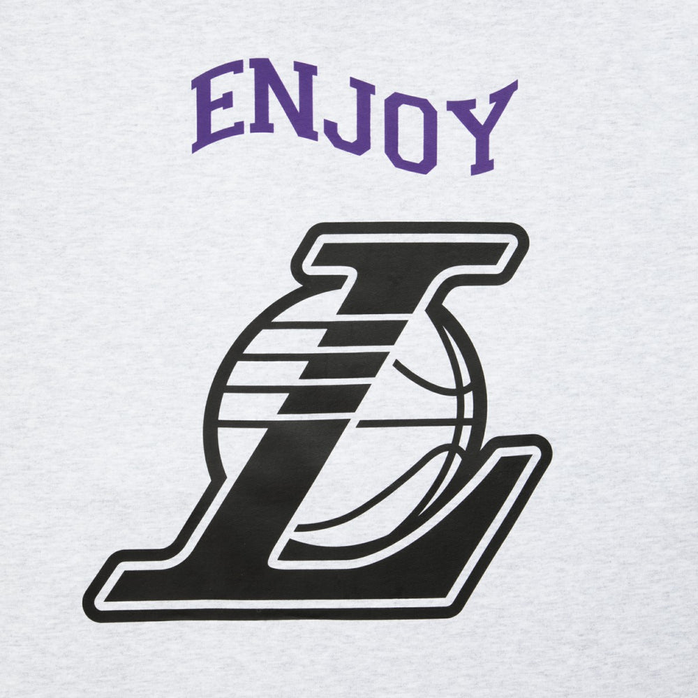 Enjoy Basketball x Los Angeles Lakers Unisex Hoop Enthusiast Capsule Collection Pullover Hoodie - Heather Gray shop