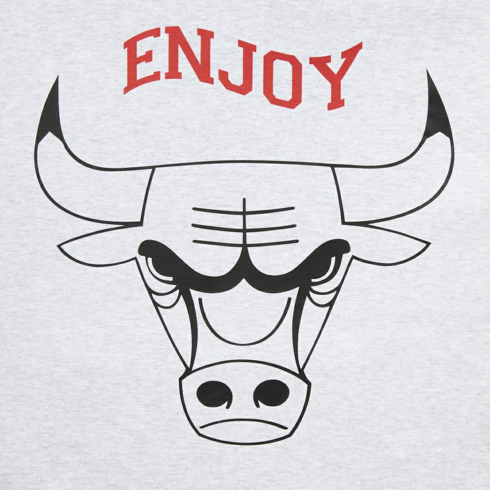 Enjoy Basketball x Chicago Bulls Unisex Hoop Enthusiast Capsule Collection Pullover Hoodie - Heather Gray on sale