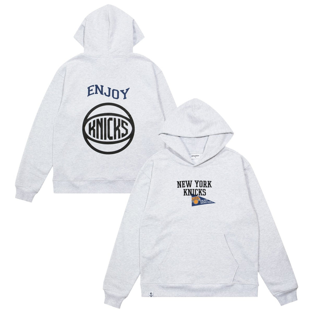 Enjoy Basketball x New York Knicks Unisex Hoop Enthusiast Capsule Collection Pullover Hoodie - Heather Gray outlet