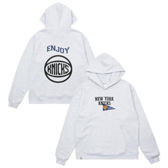 Enjoy Basketball x New York Knicks Unisex Hoop Enthusiast Capsule Collection Pullover Hoodie - Heather Gray outlet