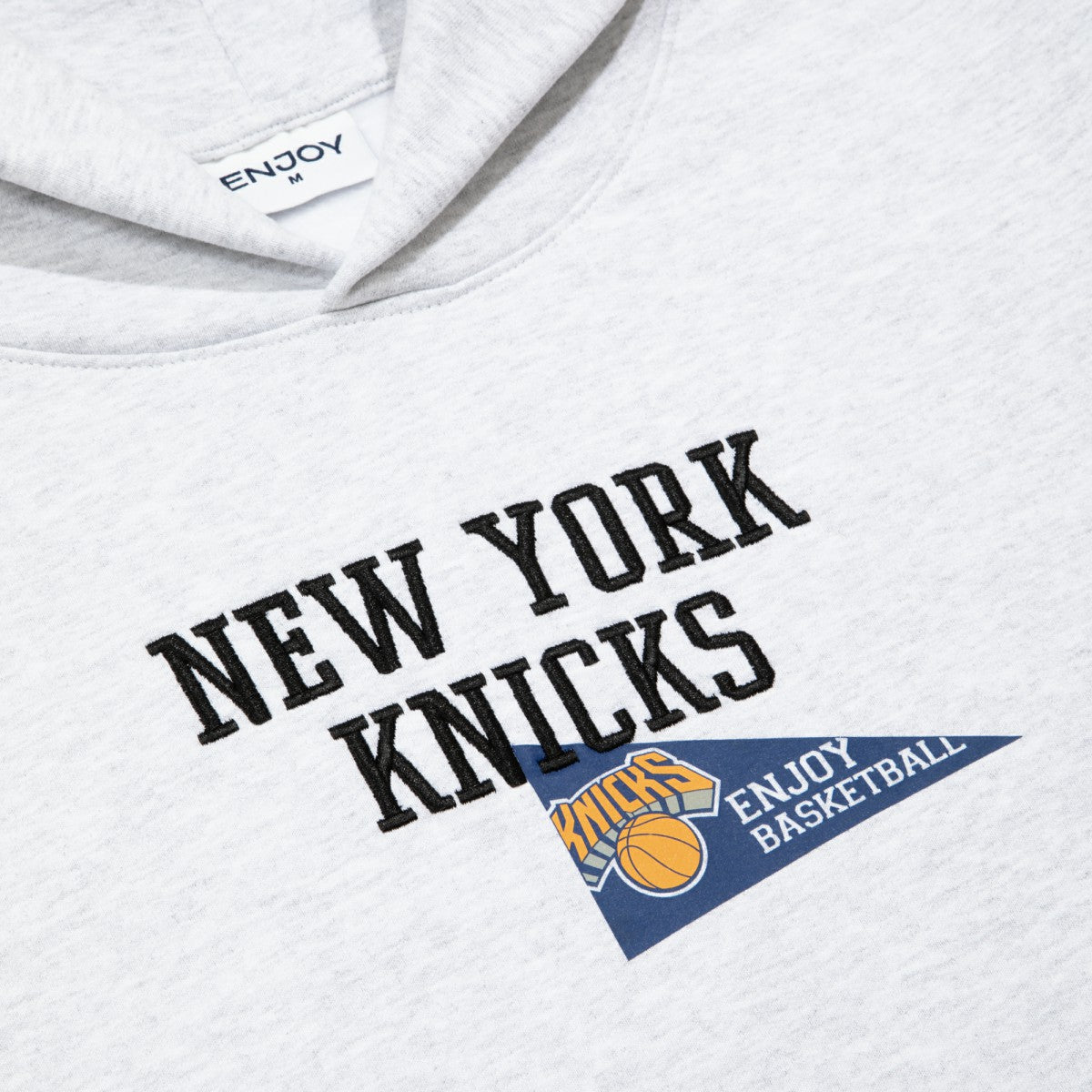 Enjoy Basketball x New York Knicks Unisex Hoop Enthusiast Capsule Collection Pullover Hoodie - Heather Gray outlet
