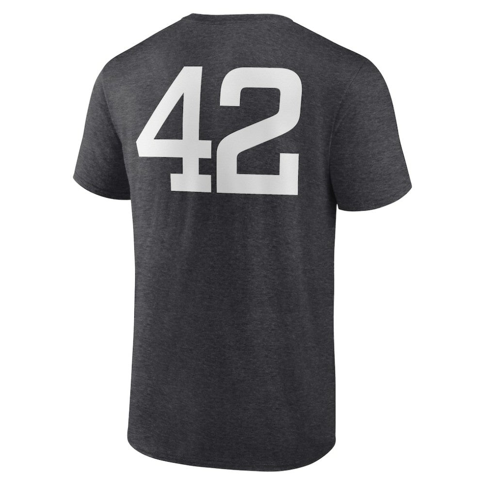 Athletics Jackie Robinson Day Name & Number T-Shirt - Charcoal