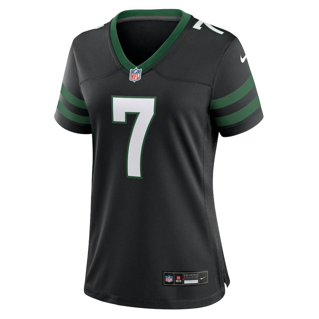 Justin Fields New York Jets Women's Alternate Game Jersey - Black | Nike sale
