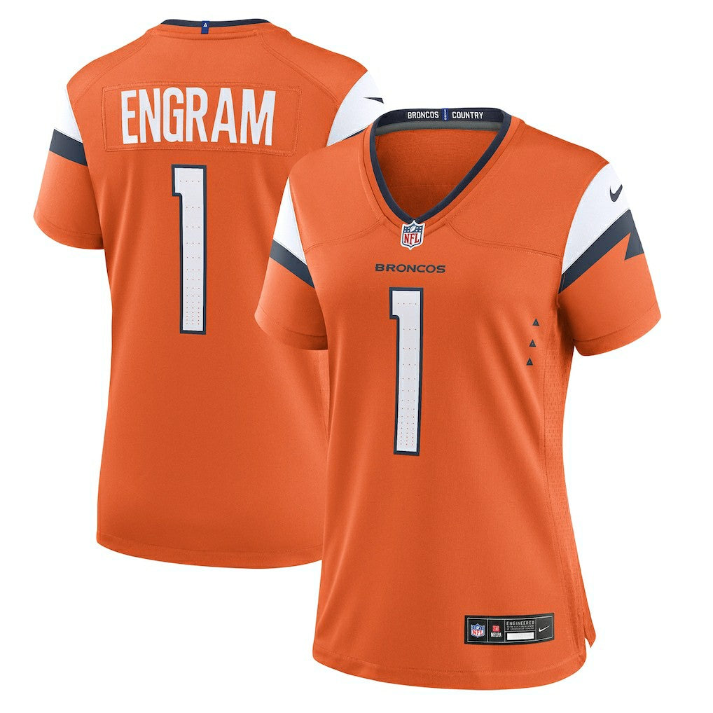 Evan Engram Denver Broncos Women's Team Game Jersey - Orange | Nike online