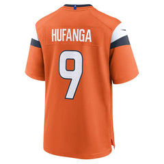 Talanoa Hufanga Denver Broncos Team Game Jersey - Orange | Nike online