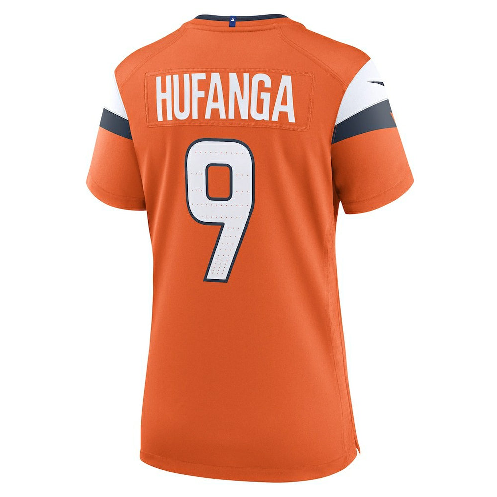 Talanoa Hufanga Denver Broncos Women's Team Game Jersey - Orange | Nike on sale