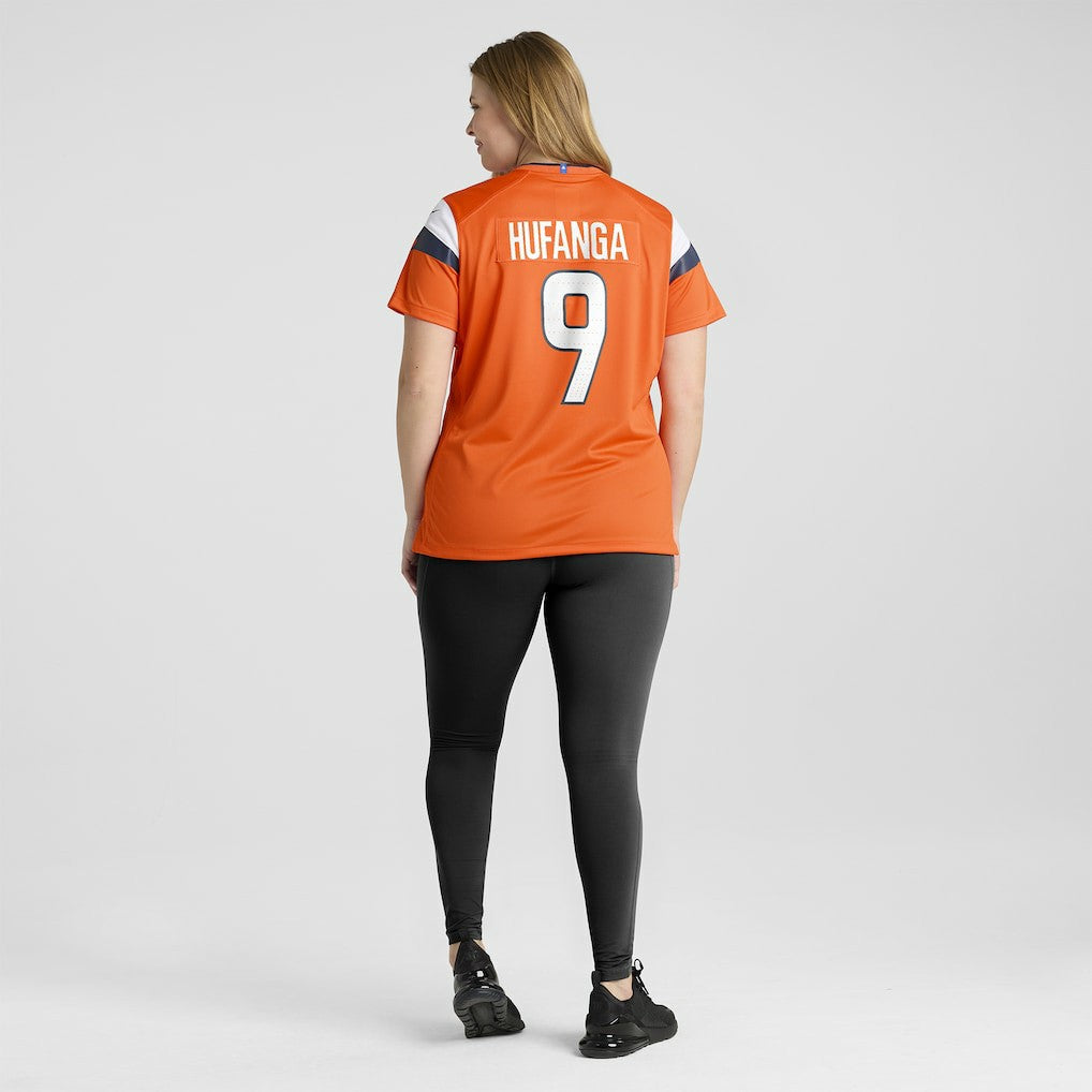 Talanoa Hufanga Denver Broncos Women's Team Game Jersey - Orange | Nike on sale