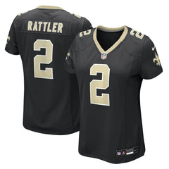 Spencer Rattler New Orleans Saints Women's Team Game Jersey - Black | Nike discount