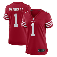 Ricky Pearsall San Francisco 49ers Women's Team Game Jersey - Scarlet | Nike on sale