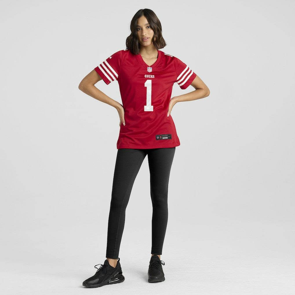 Ricky Pearsall San Francisco 49ers Women's Team Game Jersey - Scarlet | Nike on sale