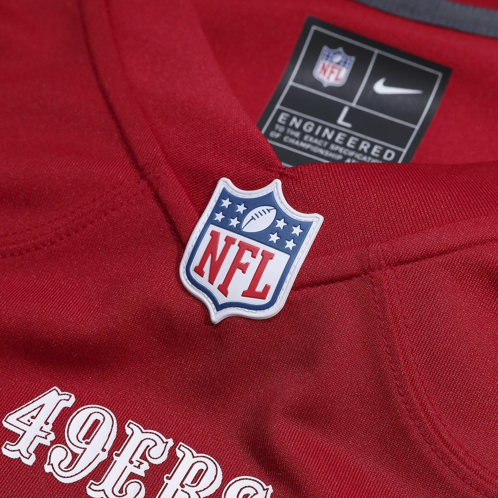 Mac Jones San Francisco 49ers Team Game Jersey - Scarlet | Nike outlet