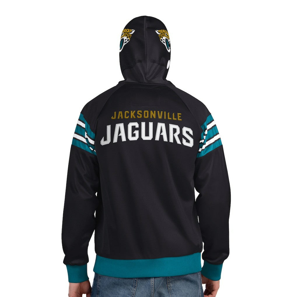 Jacksonville Jaguars Pro Player Helmet Full-Zip Hooded Track Jacket - Black/Teal online