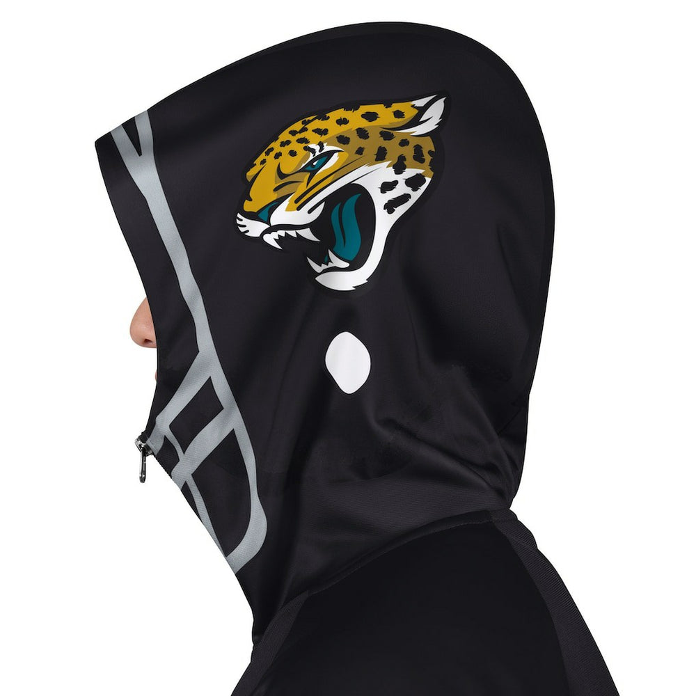 Jacksonville Jaguars Pro Player Helmet Full-Zip Hooded Track Jacket - Black/Teal online