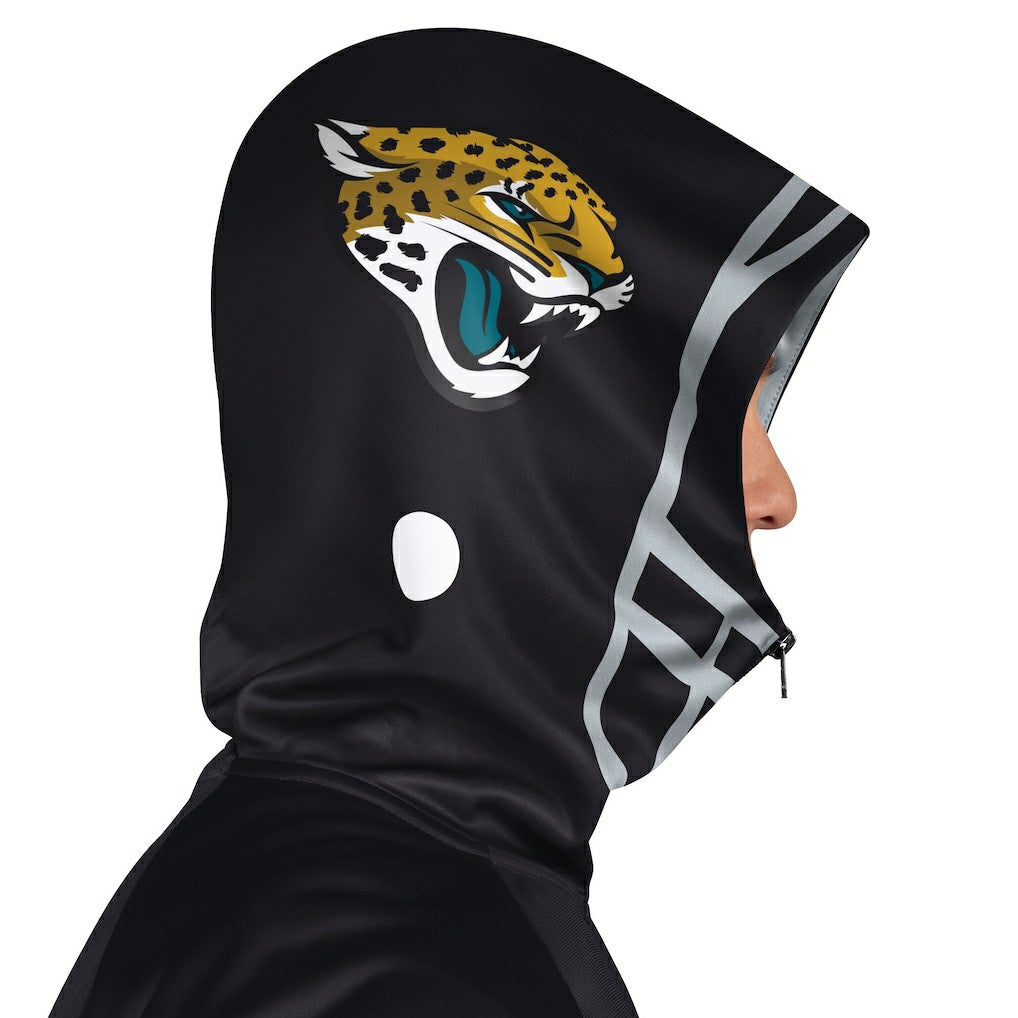 Jacksonville Jaguars Pro Player Helmet Full-Zip Hooded Track Jacket - Black/Teal online
