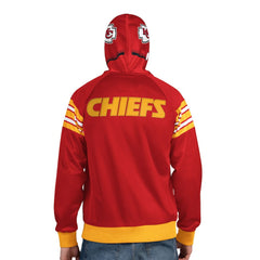 Kansas City Chiefs Pro Player Helmet Full-Zip Hooded Track Jacket - Red/Gold outlet