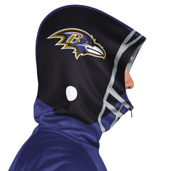 Baltimore Ravens Pro Player Helmet Full-Zip Hooded Track Jacket - Purple/Black on sale
