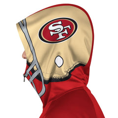 San Francisco 49ers Pro Player Helmet Full-Zip Hooded Track Jacket - Scarlet/Gold online