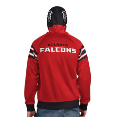 Atlanta Falcons Pro Player Helmet Full-Zip Hooded Track Jacket - Red/Black for sale