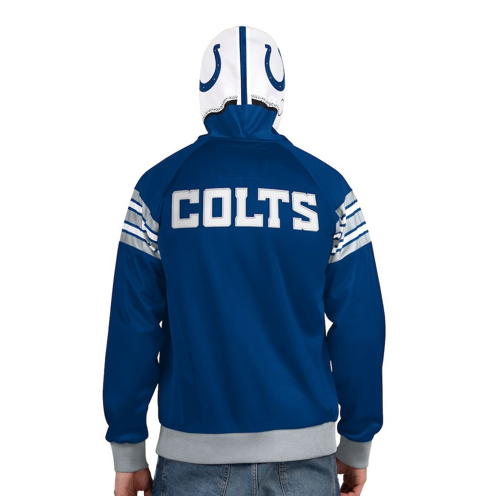 Indianapolis Colts Pro Player Helmet Full-Zip Hooded Track Jacket - Royal/White sale