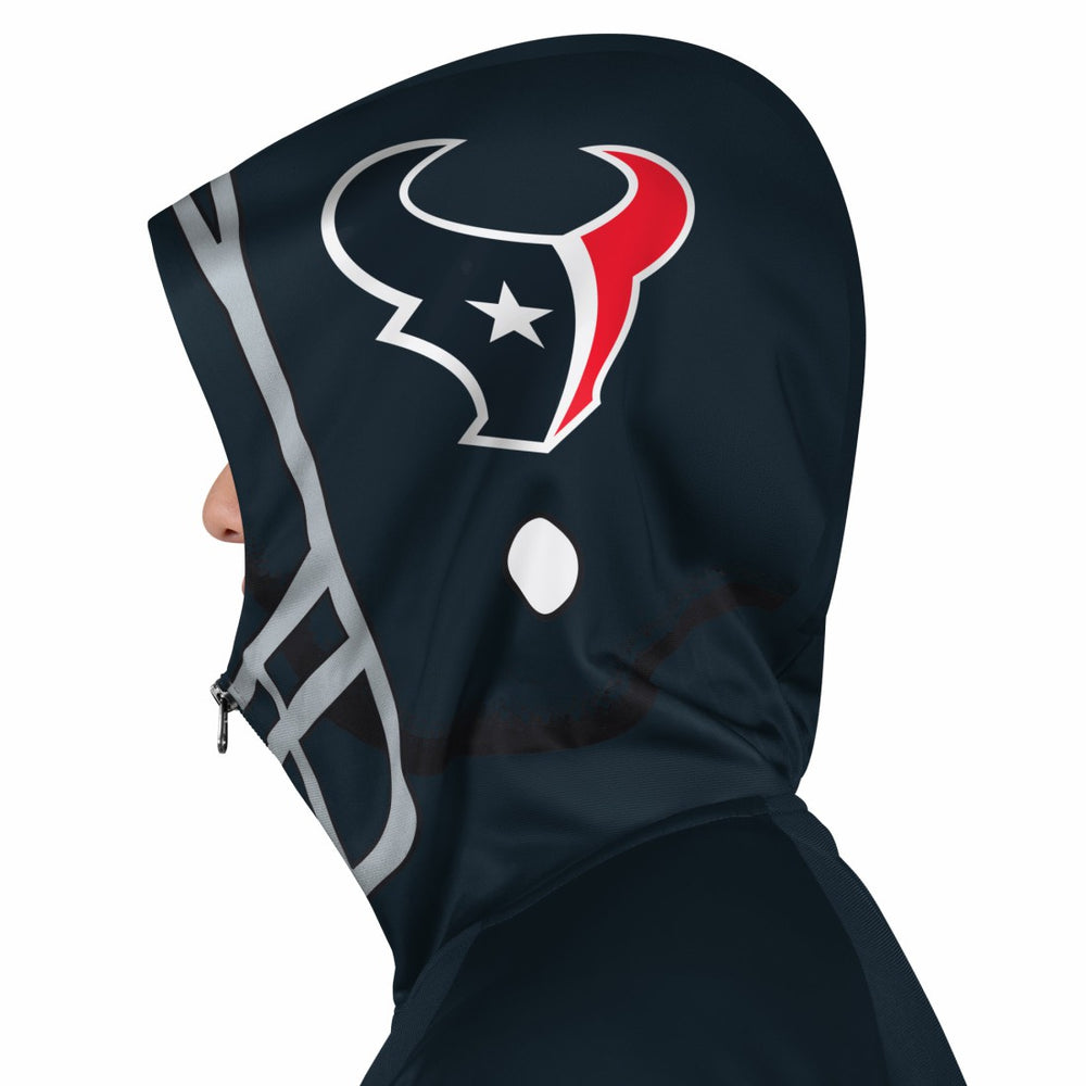 Houston Texans Pro Player Helmet Full-Zip Hooded Track Jacket - Navy/Red sale