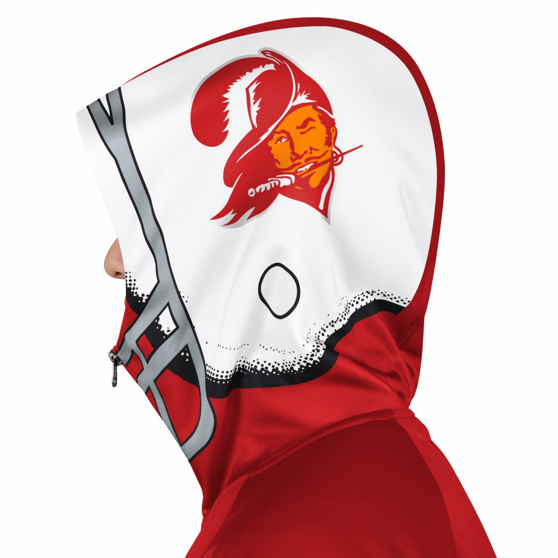 Tampa Bay Buccaneers Pro Player Retro Helmet Full-Zip Hooded Track Jacket - Red/Orange on sale