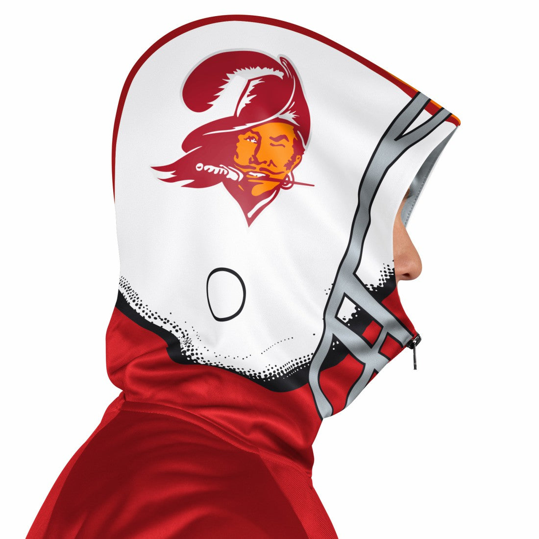 Tampa Bay Buccaneers Pro Player Retro Helmet Full-Zip Hooded Track Jacket - Red/Orange on sale
