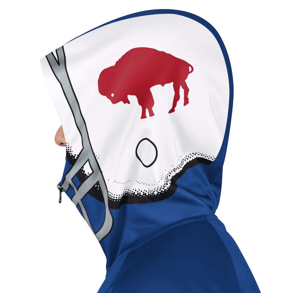 Buffalo Bills Pro Player Retro Helmet Full-Zip Hooded Track Jacket - Royal/Red outlet