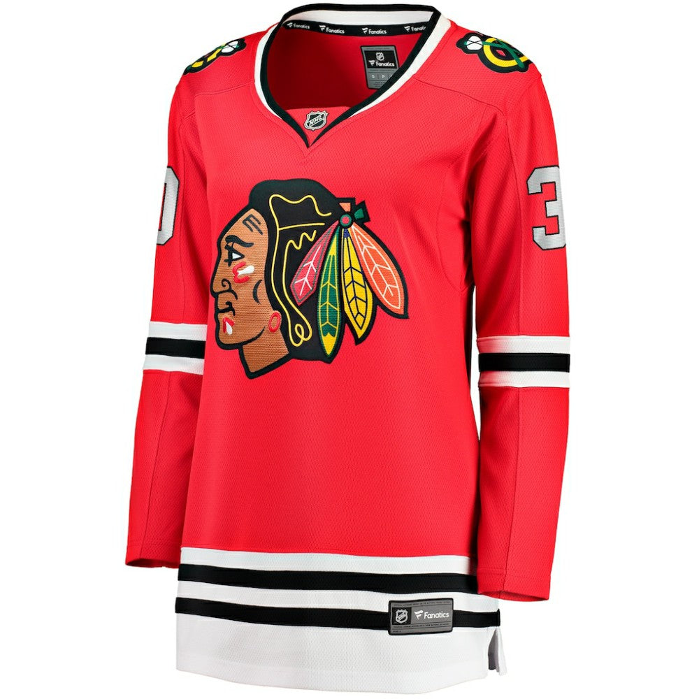 Spencer Knight Chicago Blackhawks Fanatics Women's Home Breakaway Player Jersey Red