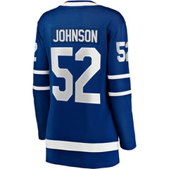 Reese Johnson Toronto Maple Leafs Fanatics Women's Home Breakaway Player Jersey Blue