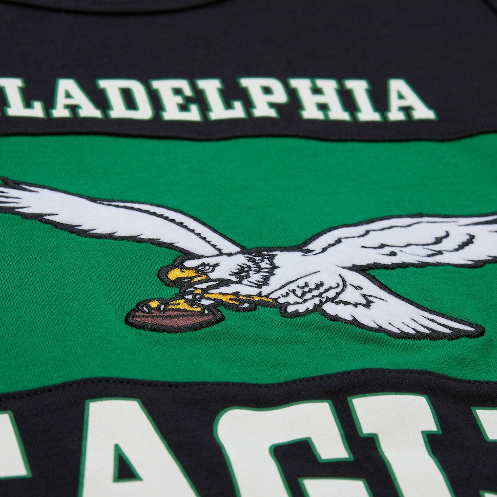 Philadelphia Eagles Retro Colorblock Tank Top - Black sale